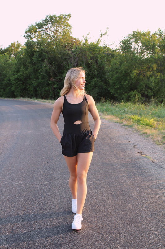 Carsyn Cutout Athletic Romper